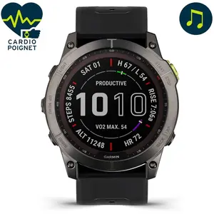 Comparateur de prix : Montre GPS Garmin Enduro 2 Titane gris - black - TU