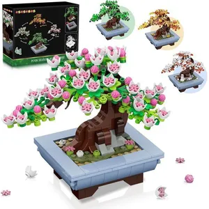 Kit de Construction - Jeux de Construction 584PCS HOGOKIDS Bonsaï - D.... pas cher