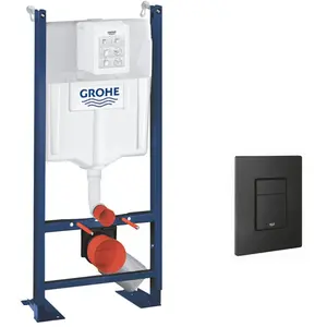 Grohe Pack Bâti autoportant Rapid SL + Plaque de commande double touch... pas cher