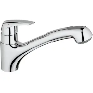 Mitigeur Evier avec douchette extractible 2 jets - GROHE - Eurodisc - ... pas cher
