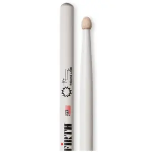 Comparateur de prix : Vic Firth Signature Baguettes, Thomas Lang, Bout en Bois, Blanc