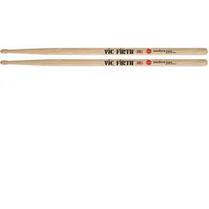 Vic Firth MJC1 Modern Jazz Hickory - Paire de baguettes pas cher