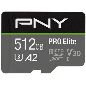 Comparateur de prix : Pny Carte Mémoire Avec Adaptateur Microsd 512gb Class 10