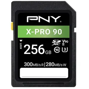 PNY Carte Mémoire SD 256GB X-PRO 90 Classe 10 U3 V90 UHS-II pas cher