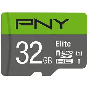 Comparateur de prix : PNY Elite - 32 Go - MicroSDHC - Classe 10 - Class 1 (U1) - Vert - Gris (P-SDU32GU185GW-GE)