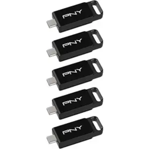 Clé USB - PNY - Elite USB 3.2 Type-C - 64Go (Pack de 5) P-FD64GX5ELC-E... pas cher