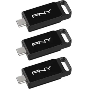 Clé USB - PNY - Elite USB 3.2 Type-C - 128Go (Pack de 3) P-FD128X3ELC-... pas cher