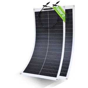 ECO-WORTHY Panneau Solaire Souple 200W 12V Monocristallin Flexible Pou...Vendu parcdiscount