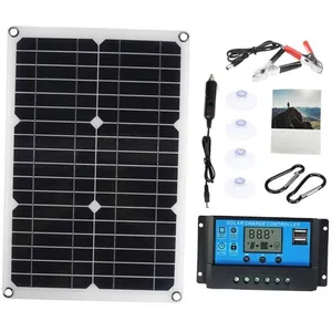 HOMYL 180w chargeur de batterie de panneau solaire double USB Set four...Vendu parcdiscount