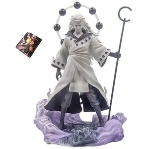 Non communiqué Figurine Naruto Uchiha Madara 26.5cm avec tapis de souris Naruto pas cher