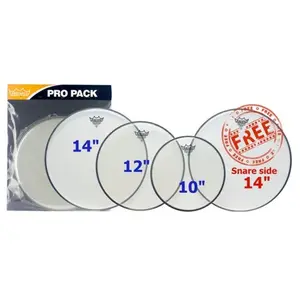 Comparateur de prix : Remo Propack Ambassador Transparentes 10/12/14 + 14 (timbre) Pack de peaux