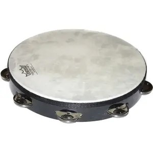 Comparateur de prix : REMO TA-5110-70 - Tambourin 10 avec 1 rangée de 8 cymbalettes avec peau non-accordable