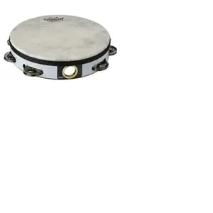 Remo TA-5108-00 - Tambourin 08 avec 1 rangée de 8 cymbalettes avec pea...Vendu parbax-music