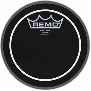 Comparateur de prix : Remo ES-0606-PS peau de tom Ebony Pinstripe 6 pouces