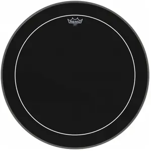 Remo ES-1624-PS - Peau Ebony Pinstripe 24 pour Grosse caisse