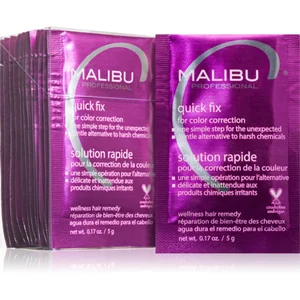 Malibu C Quick Fix cure nettoyante régénérante pour cheveux 12x5 g pas cher