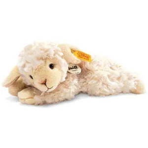 Steiff - 280030 - agneau en peluche linda - couché pas cher