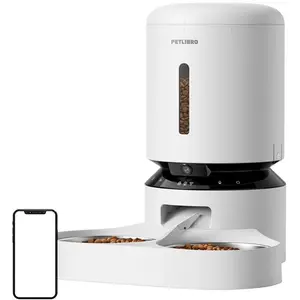 Petlibro Distributeur De Nourriture Avec Caméra Et Double Gamelle 5l pas cher