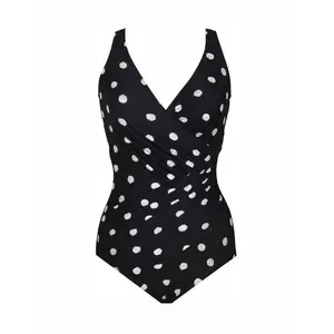 Comparateur de prix : Miraclesuit Maillot de bain 1 pièce plongeant - Noir bonnet E-G