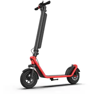 Trottinette électrique pliable AOVO X11 10 Moteur 450W Batterie 36V 13Ah rouge pas cher