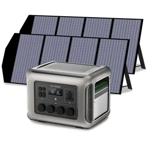 Générateur solaire 2500W ALLPOWERS  centrale électrique portable 2016Wh batterie LFP avec panneau solaire pliable 2X 140WVendu parcdiscount