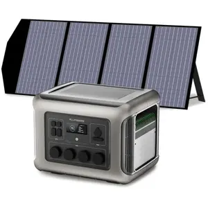 Générateur solaire 2500W  ALLPOWERS centrale électrique portable 2016Wh batterie LFP avec panneau solaire pliable 140WVendu parcdiscount