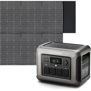 ALLPOWERS 1800W Centrale électrique portable avec panneau solaire 600 W, batterie LiFePO4 1152 Wh avec générateur solaire fonctionnementVendu parcdiscount