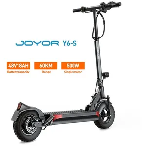 Trottinette électrique-JOYOR Y6-S-pliable,moteur 500W,batterie 48V18AH,pneus 10",autonomie 60km pas cher
