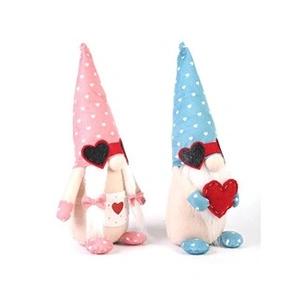 Lot de 2 nains de Noël en peluche FONGWAN cadeaux de Saint-Valentin po... pas cher