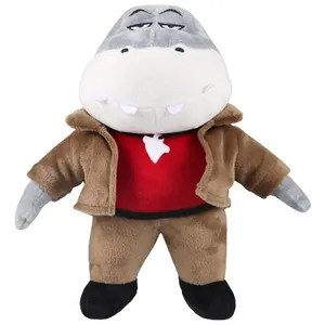 Les Bad Guys Peluche Requin Ventre FONGWAN Souple Mignon Cadeau pour E... pas cher