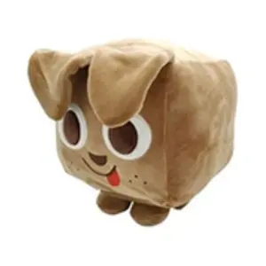 Peluche Pet Simulator X FONGWAN Poupée Cadeaux pour enfants- brun 19cm