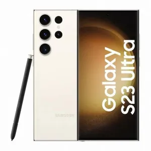 Smartphone - SAMSUNG Galaxy S23 Ultra 256 Go 5G - Crème - Single SIM U... pas cher