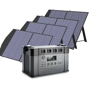 ALLPOWERS Générateur solaire S2000 Pro avec 4 panneaux solaires pliabl...