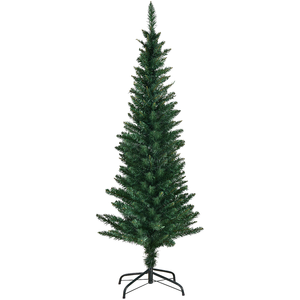 CostwaySapin de Noël artificiel pointu 150 cm et Pied Arbre de Noël et... pas cher