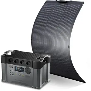 ALLPOWERS G¨¦n¨¦rateur Solaire 2400W (S2000 Pro + SF100 Panneau Solair...Vendu parallpowers