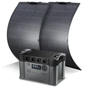 ALLPOWERS G¨¦n¨¦rateur Solaire 2400W (S2000 Pro + SF100 Panneau Solair...Vendu parallpowers