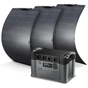 ALLPOWERS G¨¦n¨¦rateur Solaire 2400W (S2000 Pro + SF100 Panneau Solair...Vendu parallpowers
