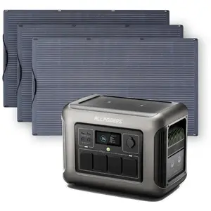 Station d'Énergie Portable R1500 avec 2x Batteries Supplémentaires B10...Vendu parallpowers
