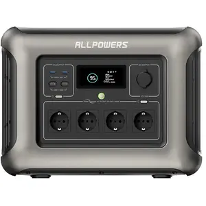 ALLPOWERS R1500 Station ¨¦lectrique portable 1800W 1152Wh Batterie LiF...Vendu parallpowers