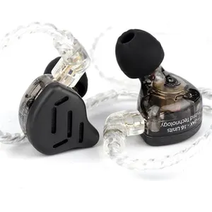 KZ Audio KZ ZAX Écouteurs intra-auriculaires - 1DD+7BA Wit / Avec micr... pas cher