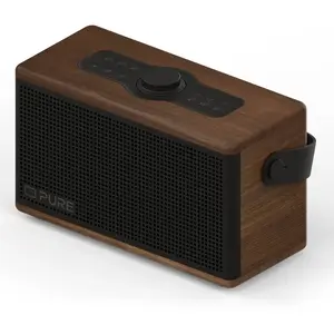 Pure Classic Aura Enceinte portable stéréo Marron, Noyer 40 W - Neuf