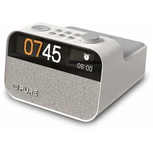 Comparateur de prix : Radio réveil PURE Moment Charge Cotton White