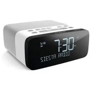 Radio-réveil DAB+ et FM avec Bluetooth Pure Siesta Rise S Blanc pas cher