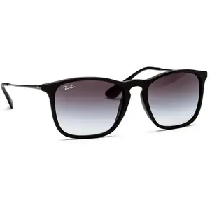 Ray-ban chris rubber black gris dégradé - medium-large - noir pas cher