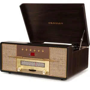 Comparateur de prix : Crosley Rhapsody Mahogany lecteur multimédia avec platine vinyle