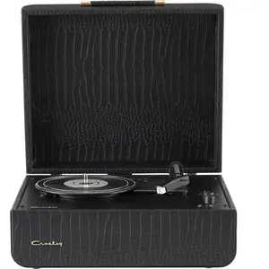 Comparateur de prix : Crosley Mercury Platine Vinyle Bluetooth - Tourne Disque Vintage - Noir