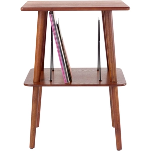 Crosley Manchester table pour platine vinyle et 50 disques vinyles (paprika) pas cher
