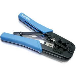Comparateur de prix : TRENDNET Outil de sertissage / coupe / dénudage pour RJ-11 / RJ-45 - Acier
