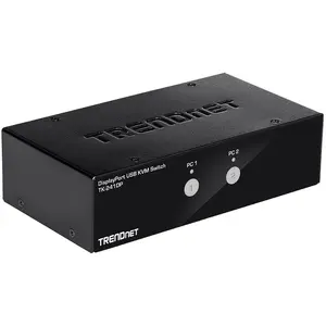 Comparateur de prix : TRENDNET 2-PORT DISPLAYPORT KVM SWITCH - TK-241DP