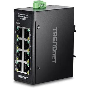 Comparateur de prix : TRENDnet 8-port Industrial Fast Ethernet Din-rail Mini Switch